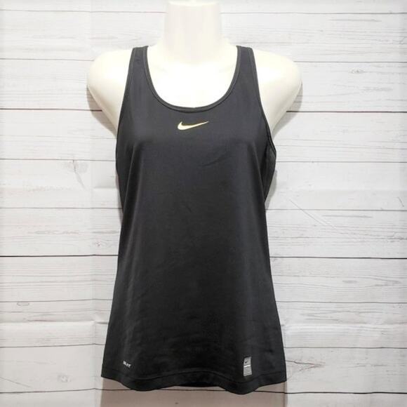 Nike Pro Black Dri-Fit Athletic Sports Tank Top S - Picture 1 of 6